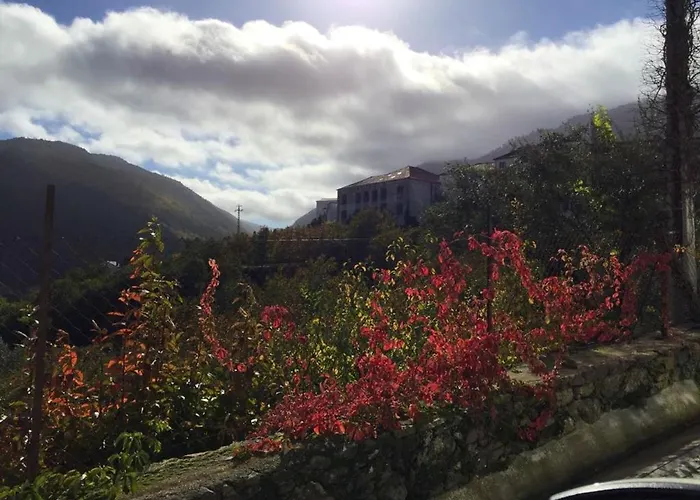 Charming House With Mountain View In Manteigas, Fireplace *